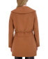 Фото #2 товара Women's Doubled-Faced Wool Blend Wrap Coat