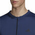 Фото #3 товара Футболка с длинным рукавом мужская Adidas Training 1/4-Zip Темно-синий