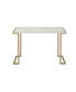 Фото #6 товара Boice II Sofa Table in Faux Marble & Champagne