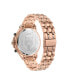 ფოტო #3 პროდუქტის Men's Warrior Tech Chronograph Date Quartz Rose Gold Stainless Steel 47.5MM