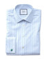 Фото #1 товара Charles Tyrwhitt Non-Iron Multi Stripe Shirt Men's 15.5" - 35" Sing