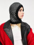 Фото #1 товара & Other Stories knitted balaclava hood in black and white