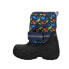 Фото #6 товара London Fog Dex Graphic Snow Toddler Boys Black, Blue Casual Boots CL30612T-DZ