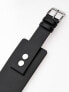 Фото #2 товара Perigaum Replacement Strap for P-0701 u. P-0702 20 x 260 mm Black Silver Clasp