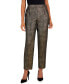 Petite Slim-Fit Metallic Pants