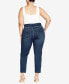 ფოტო #4 პროდუქტის Plus Size Butter Denim Average Length Pull On Jeans