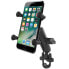 Ram Mounts X-Grip Phone Mount with Handlebar U-Bolt Base - Mobile phone/Smartphone - Passive holder - Black