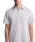 Men's Slim-Fit Stretch Stripe Button-Down Shirt