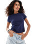 Фото #1 товара COLLUSION fitted t-shirt in navy