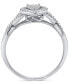 ფოტო #4 პროდუქტის Diamond Teardrop Ring (1/5 ct. t.w.) in Sterling Silver