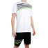 Фото #1 товара мужская спортивная футболка белая с полосками Training T-shirt Tempish Parade Sr M 1350000515