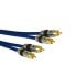 Kindermann 5763000110 - 2 x RCA - Male - 2 x RCA - Male - 10 m - Blue