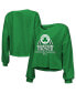 ფოტო #1 პროდუქტის Threads Women's Kelly Green Boston Celtics 2024 NBA Finals Champions Off-Shoulder Long Sleeve T-Shirt