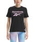 ფოტო #1 პროდუქტის Women's Cotton Gradient Graphic Logo T-Shirt