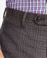 Фото #5 товара Men's Slim-Fit Stretch Plaid Suit Pants