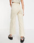 Фото #4 товара Weekday Ace high waist wide leg jeans in beige