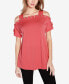 Фото #1 товара Women's Cold-Shoulder Top