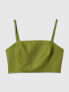 Фото #4 товара Linen-Cotton Cropped Tube Top