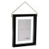 Photo frame Diamond Plastic Black