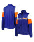Фото #2 товара Women's Blue New York Knicks Change Up Full-Zip Track Jacket