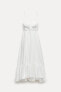 Фото #11 товара Платье из поплина с воланом — zw collection ZARA