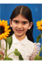 Фото #1 товара Kids 23 Nisan Dantel Detaylı Kız Çocuk Gömlek