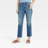 Фото #1 товара Women's High-Rise Slim Straight Fit Cropped Jeans - Universal Thread Medium