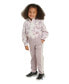 ფოტო #4 პროდუქტის Toddler Girls Printed Fashion Tricot Jacket and Pants, 2 Piece Set