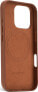 Decoded Decoded Leather Backcover - skórzana obudowa ochronna do iPhone 16 Pro kompatybilna z MagSafe (tan)