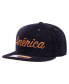 Фото #4 товара Men's Navy Club America Plush Snapback Hat