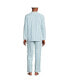 ფოტო #2 პროდუქტის Men's Long Sleeve Essential Pajama Set