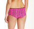 Фото #2 товара BECCA Womens Swimwear Pink Show Tell Bikini Hot Short Lace Bottom Size S