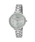 ფოტო #1 პროდუქტის Women's Silver-Tone Alloy Bracelet Link Watch, 36mm