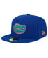 ფოტო #3 პროდუქტის Men's Royal Florida Gators Throwback 59fifty Fitted Hat