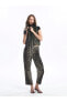 Фото #1 товара Плотные брюки LC WAIKIKI Vision Standart Fit с леопардовым рисунком