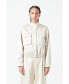 ფოტო #2 პროდუქტის Women's Pocket Satin Jacket