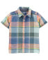 Toddler Plaid Button-Front Shirt 2T