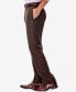 ფოტო #3 პროდუქტის Men's Eclo Stria Classic Fit Flat Front Hidden Expandable Dress Pants
