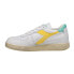 Фото #3 товара Diadora Mi Basket Low Used Lace Up Mens White, Yellow Sneakers Casual Shoes 179