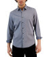ფოტო #1 პროდუქტის Men's Modern Classic-Fit Stretch Dot Dobby Button-Down Shirt, Created for Macy's