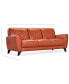 Фото #14 товара Myia 85" Leather Sofa, Created for Macy's