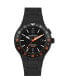ფოტო #1 პროდუქტის Men's Hybromatic Watch with Solid Stainless Steel Strap, IP-Black - Sandblast 1-2109