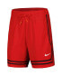 Women's Red WNBA Logowoman Team 13 Crossover Performance Shorts