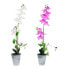 Фото #1 товара Декоративное растение DKD Home Decor 8424001819430 21 x 21 x 82 cm Лиловый Белый Орхидея (2 штук)