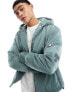 Фото #7 товара Armani Exchange utility crinkle nylon hooded bomber jacket in green