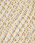 Rattan textured paper mesh beach bag