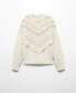 Фото #1 товара Women's Openwork Details Knitted Jumper