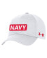 Фото #1 товара Men's White Navy Midshipmen 2022 Special Games NASA Adjustable Hat