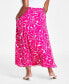 Фото #4 товара Plus Size Chiffon Maxi Skirt, Created for Macy's