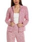 Фото #1 товара St. John Tweed Jacket Women's Pink Xl